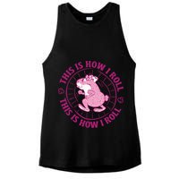 This Is How I Roll Hamster Ladies PosiCharge Tri-Blend Wicking Tank