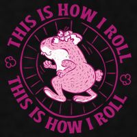 This Is How I Roll Hamster Ladies PosiCharge Tri-Blend Wicking Tank