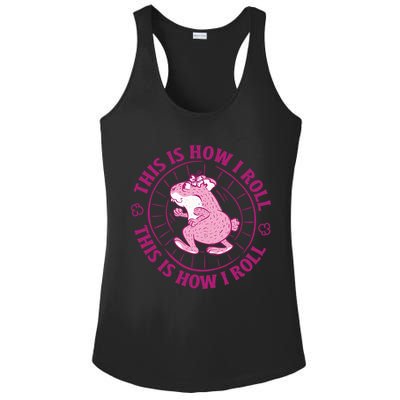 This Is How I Roll Hamster Ladies PosiCharge Competitor Racerback Tank