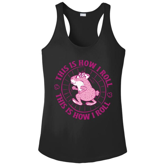 This Is How I Roll Hamster Ladies PosiCharge Competitor Racerback Tank