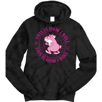 This Is How I Roll Hamster Tie Dye Hoodie