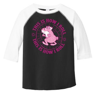 This Is How I Roll Hamster Toddler Fine Jersey T-Shirt