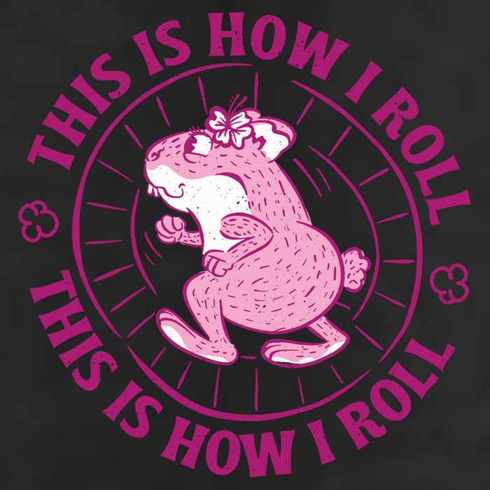 This Is How I Roll Hamster Golf Towel