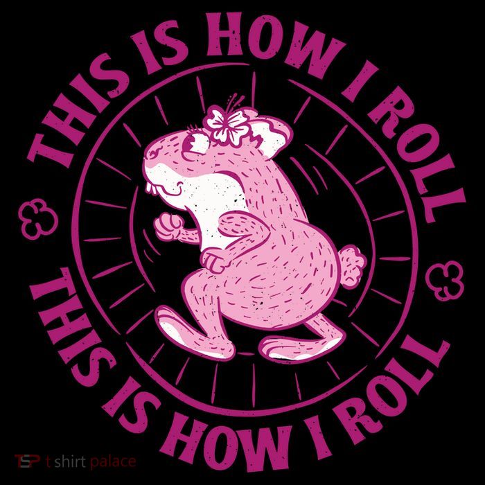This Is How I Roll Hamster Crop Top