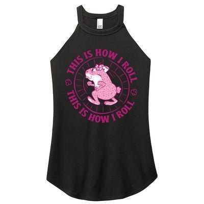 This Is How I Roll Hamster Women's Perfect Tri Rocker Tank