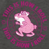 This Is How I Roll Hamster Vector Backpack