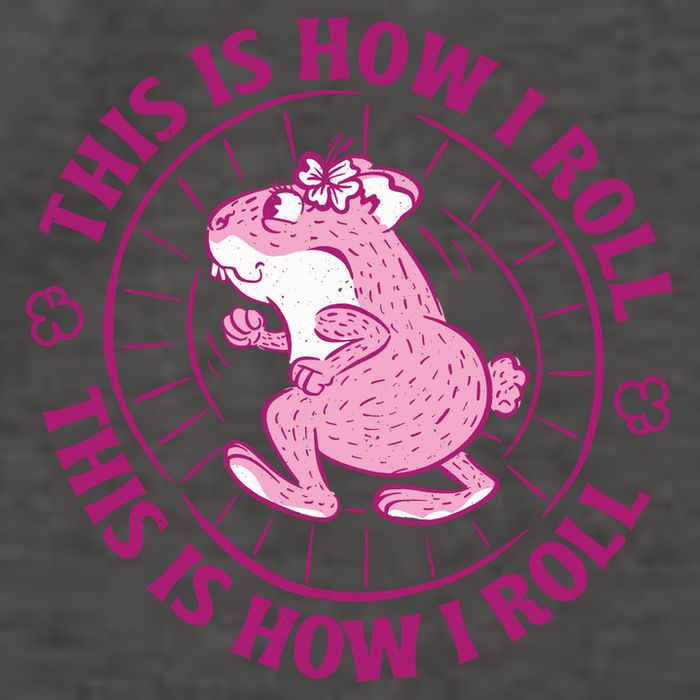 This Is How I Roll Hamster Vector Backpack