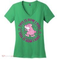 This Is How I Roll Hamster Women's V-Neck T-Shirt