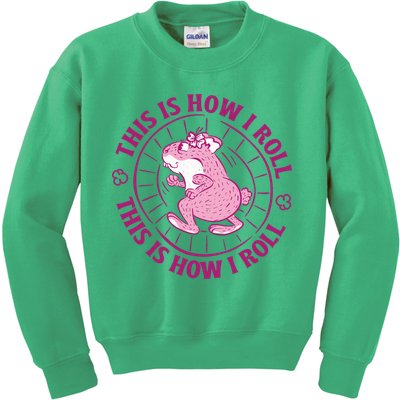 This Is How I Roll Hamster Kids Sweatshirt