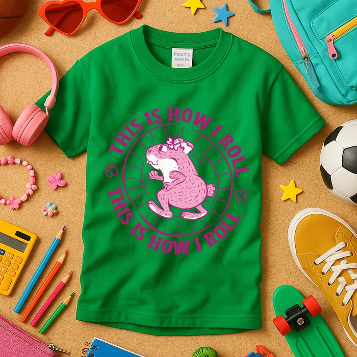 This Is How I Roll Hamster Kids T-Shirt