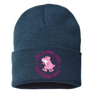 This Is How I Roll Hamster Sustainable Knit Beanie