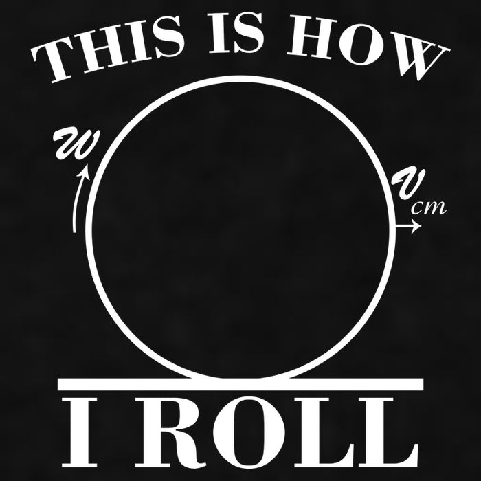 This Is How I Roll Math Science Physics Ladies PosiCharge Tri-Blend Wicking Tank