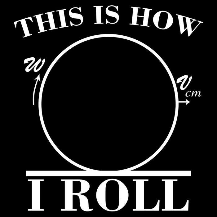 This Is How I Roll Math Science Physics Drawstring Bag