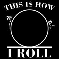 This Is How I Roll Math Science Physics Cropped Pullover Crew