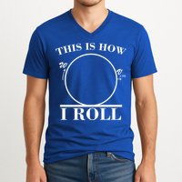 This Is How I Roll Math Science Physics V-Neck T-Shirt