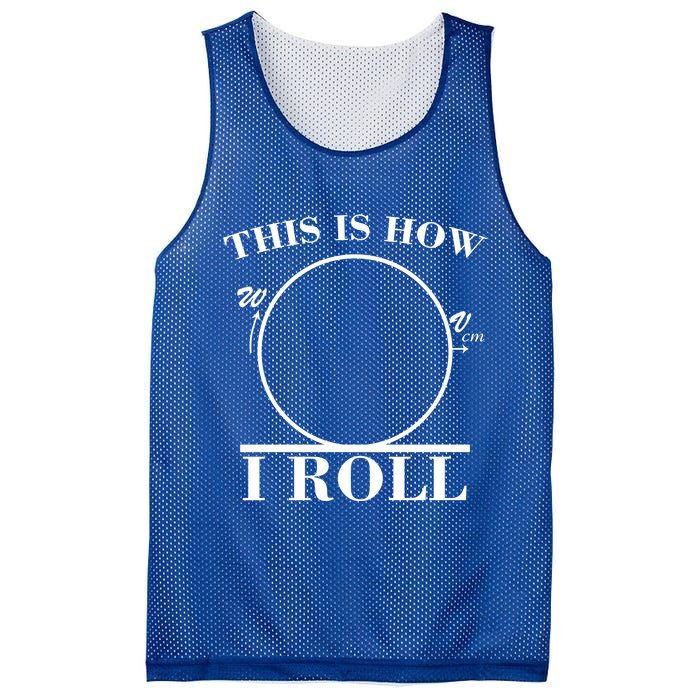 This Is How I Roll Math Science Physics Mesh Reversible Basketball Jersey Tank