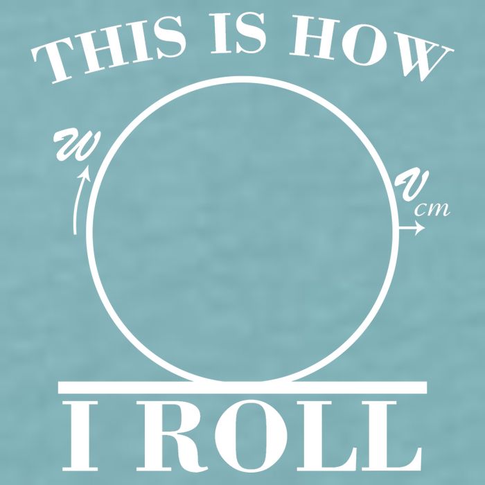 This Is How I Roll Math Science Physics Sueded Cloud Jersey T-Shirt