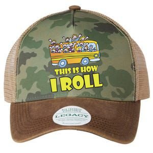 This is How I Roll School Bus Legacy Tie Dye Trucker Hat