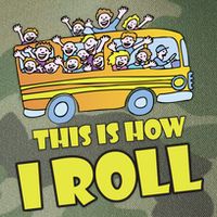 This is How I Roll School Bus Legacy Tie Dye Trucker Hat