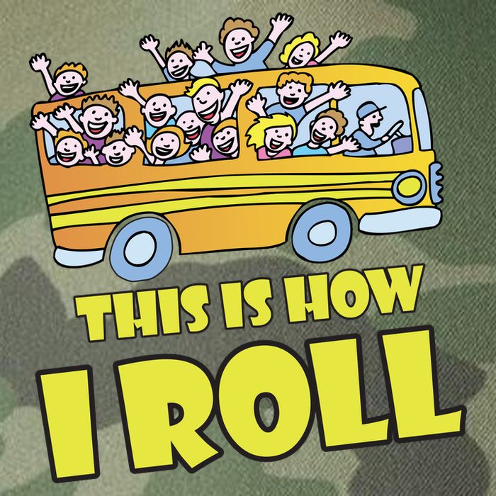 This is How I Roll School Bus Legacy Tie Dye Trucker Hat