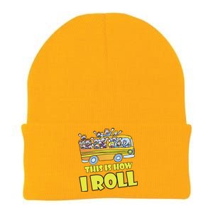 This is How I Roll School Bus Knit Cap Winter Beanie