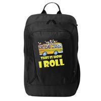 This is How I Roll School Bus City Backpack