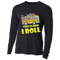 This is How I Roll School Bus Cooling Performance Long Sleeve Crew
