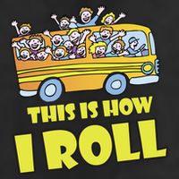 This is How I Roll School Bus Trucker Hat