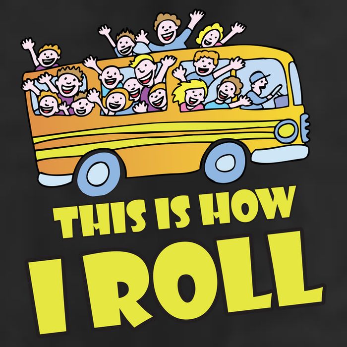 This is How I Roll School Bus Trucker Hat