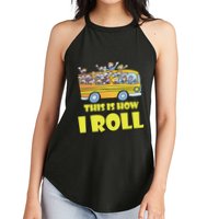 This is How I Roll School Bus Women's Perfect Tri Rocker Tank