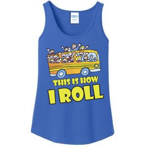 This is How I Roll School Bus Ladies Essential Tank