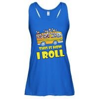 This is How I Roll School Bus Ladies Essential Flowy Tank