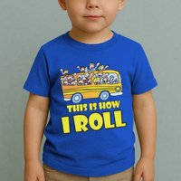 This is How I Roll School Bus Toddler T-Shirt