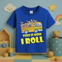 This is How I Roll School Bus Toddler T-Shirt