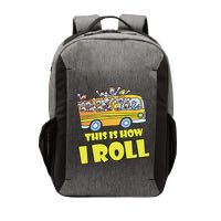 This is How I Roll School Bus Vector Backpack
