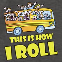 This is How I Roll School Bus Vector Backpack