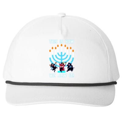 This Is How We Jew It Snapback Five-Panel Rope Hat