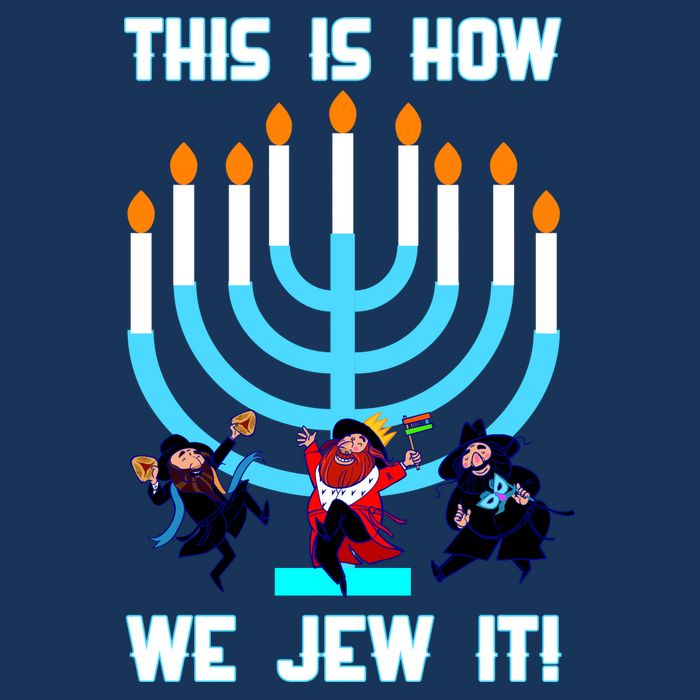 This Is How We Jew It Drawstring Bag