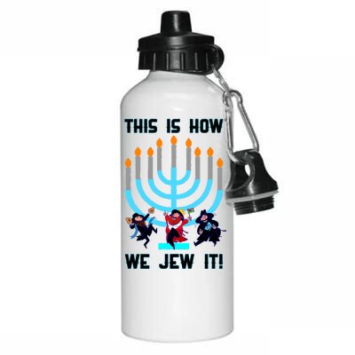 This Is How We Jew It Aluminum Water Bottle