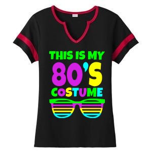 This Is My 80's Costume Ladies Halftime Notch Neck Tee