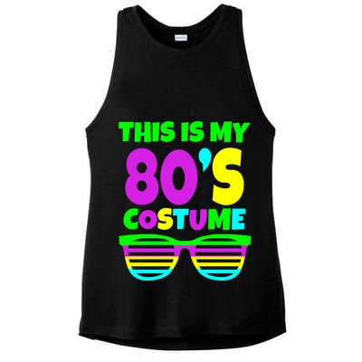 This Is My 80's Costume Ladies PosiCharge Tri-Blend Wicking Tank