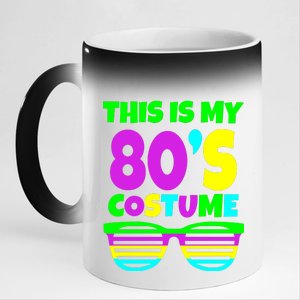 This Is My 80's Costume 11oz Black Color Changing Mug