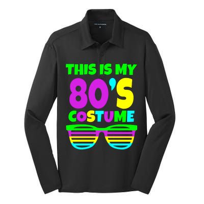 This Is My 80's Costume Silk Touch Performance Long Sleeve Polo