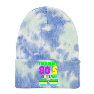 This Is My 80's Costume Tie Dye 12in Knit Beanie