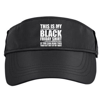 This Is My Black Friday Adult Drive Performance Visor