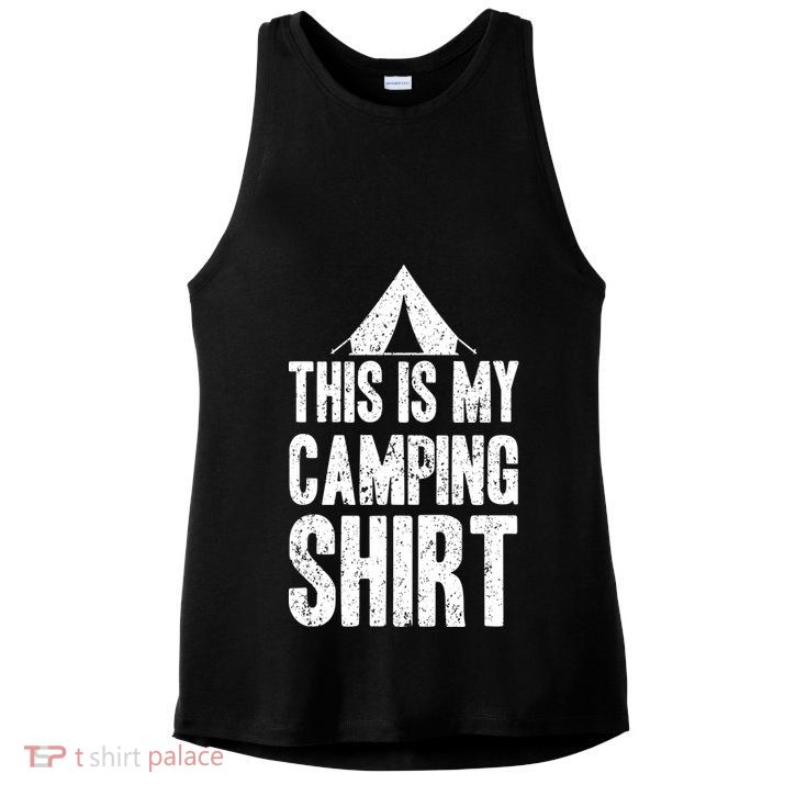 This Is My Camping Ladies PosiCharge Tri-Blend Wicking Tank