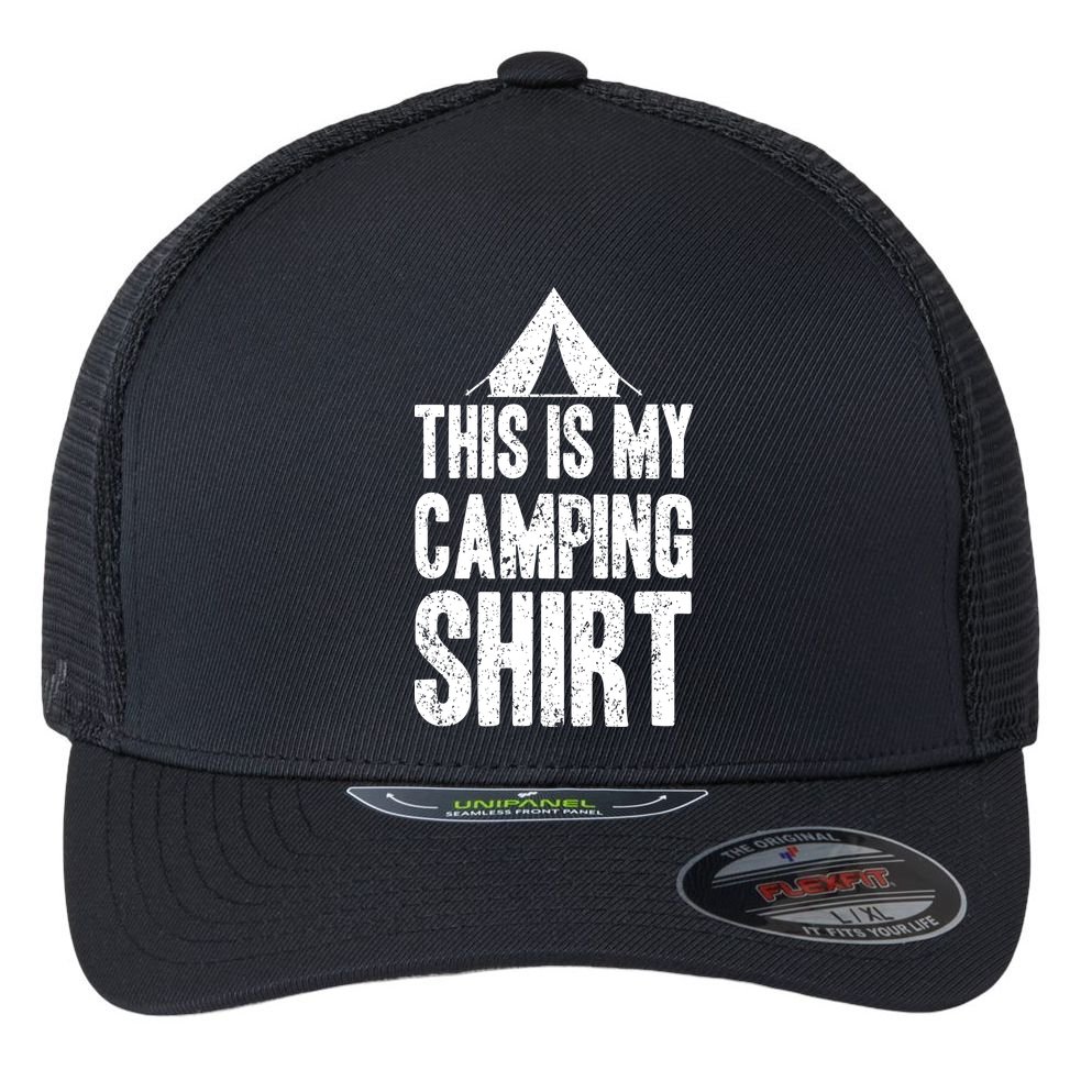 This Is My Camping Flexfit Unipanel Trucker Cap