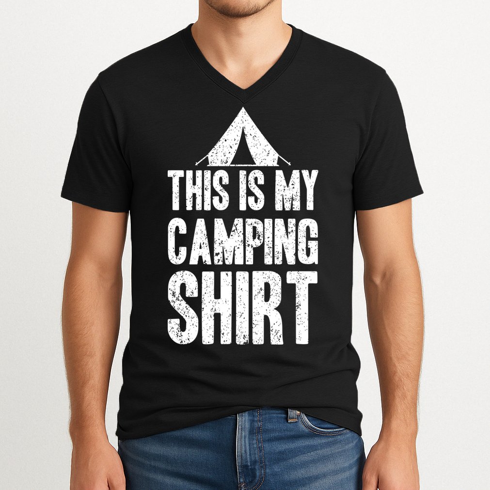 This Is My Camping V-Neck T-Shirt