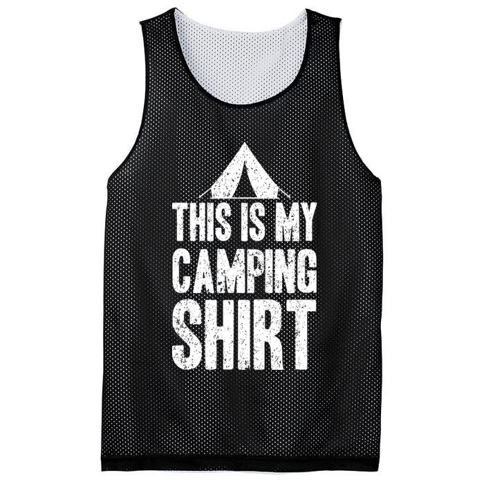 This Is My Camping Mesh Reversible Basketball Jersey Tank