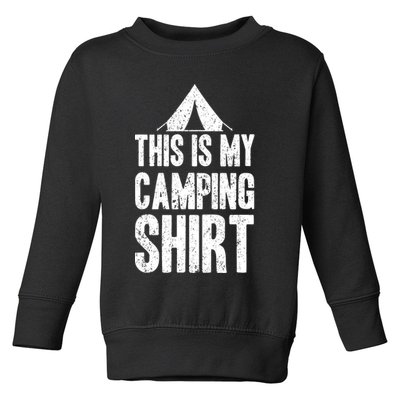 This Is My Camping Toddler Sweatshirt